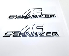 AC Schnitzer 2x Schriftzug Logo ac schnitzer Emblem Aufkleber Sicker