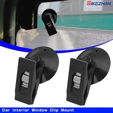 Suction Cup Window Clips Car Interior Card Towel Holder Removable Mount