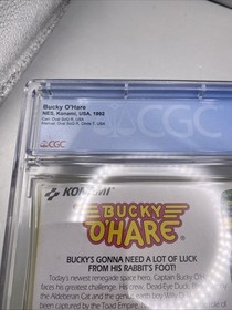 Bucky O'Hare (Nintendo, NES 1992) - CGC 9.2 CIB - Very HIGH GRADE