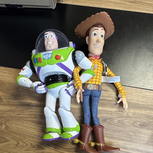 Pixar Toy Story Buzz Lightyear & Woody Character Figures Lot