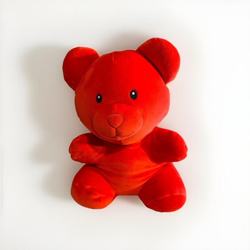 Valentine's Day Red Gummy Bear Plush, 16 in, by Way To Celebrate