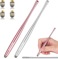 Stylus Pen,  Tablet Touch Screen Styluses Pens, 2 Pack with 4 Nanofiber Tips Sty