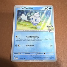 Pokémon N's Vanillite 049/217 ASC Regular Basic Fresh Snow HP 60 Pokémon TCG