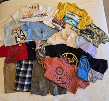 Size 6 Boys Lot Shorts Tanks and Tees Bluey Nike Marvel Assorted Brands