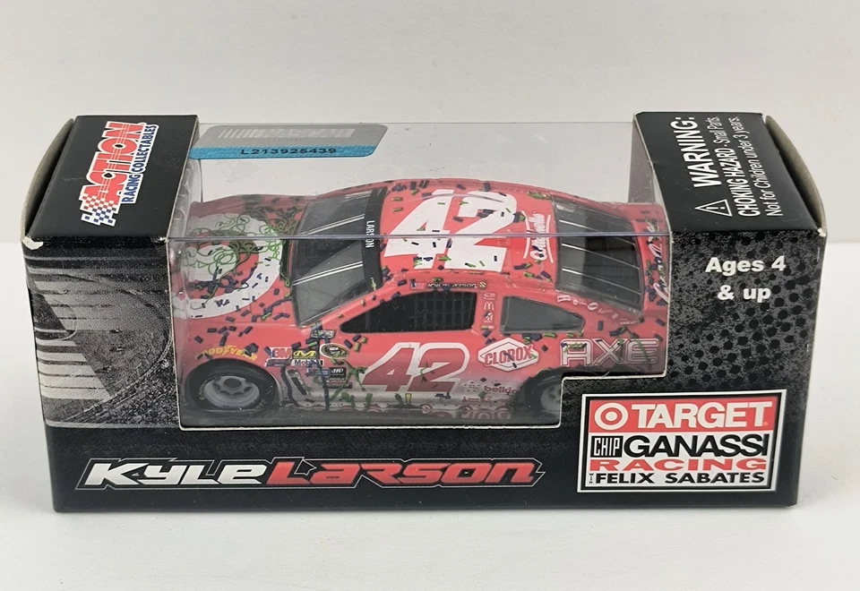 Kyle Larson #42 Target Michigan 2016 primera victoria 1:64 NASCAR diecast carreras de acción Foto 2 de 4