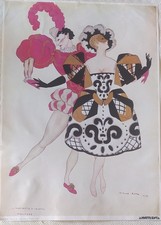 T. Rota - Costumi Mercante di Venezia (1934) - Mostra Anni Trenta (Milano 1982)