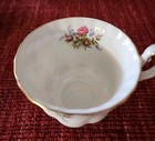 Royal Albert Winsome Tea Cup Saucer Pink Rose Gold Trim Bone China England — photo 5