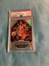 2021 PRIZM WNBA Skylar Diggins Smith FIREWORKS MOJO PRIZM 06/25 PSA 10 GEM MINT