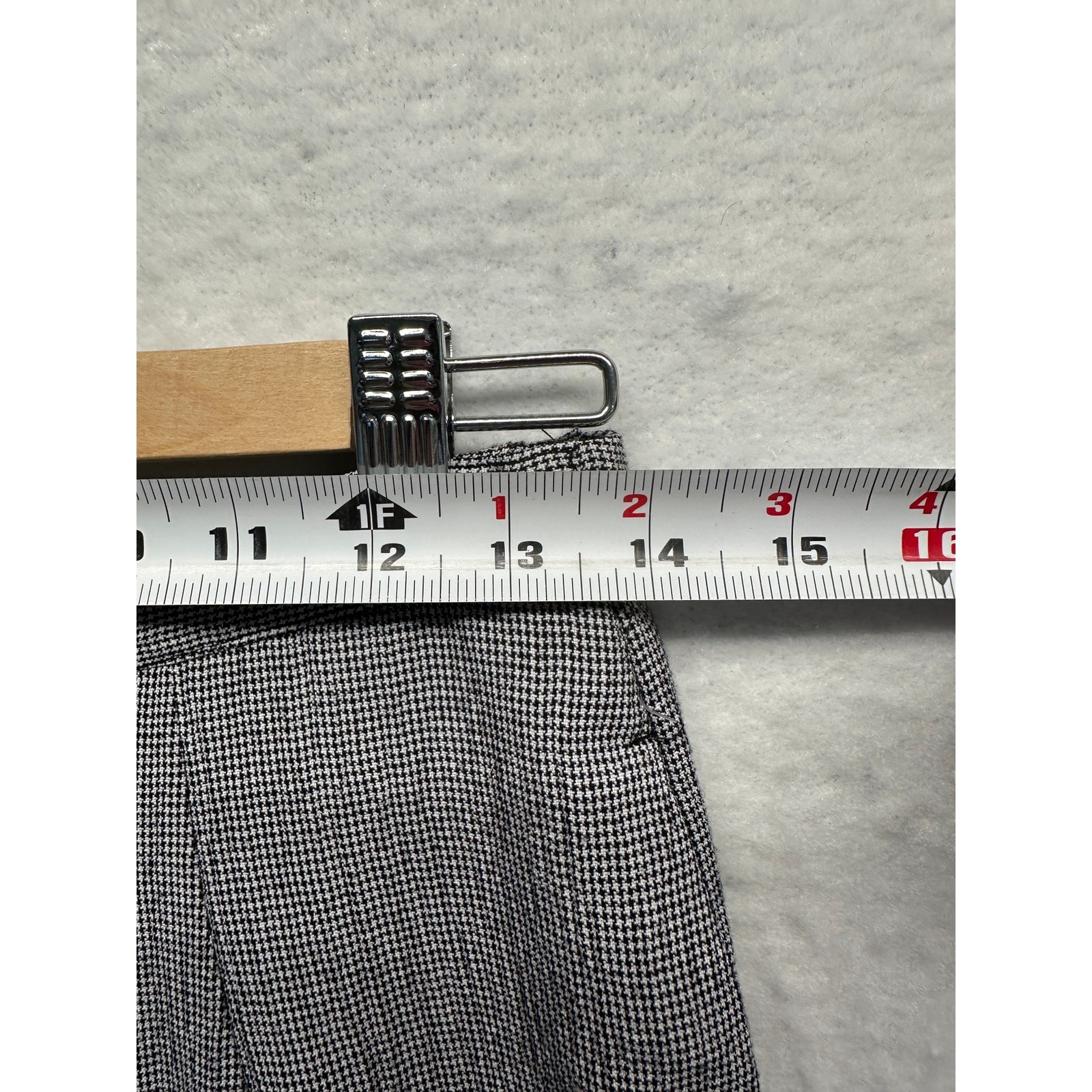 Black Gray Check Pendleton Gingham Slacks Women P… - image 4