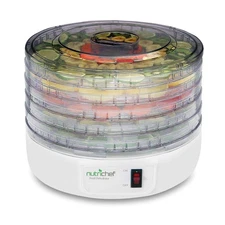 Nutrichef Electric Countertop Food Jerky Dehydrator Preserver Maker (Open Box)