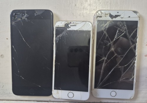 3x Restposten Apple Iphones Ersatzteile oder Reparaturen Beschreibung lesen 7 Plus, 6 Plus & 6 Ba
