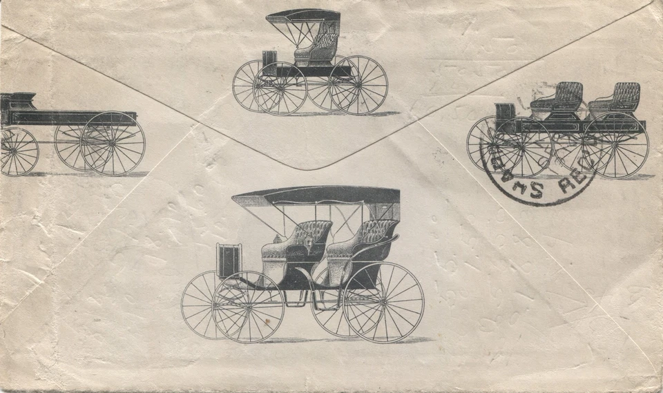 Advertising Cover Indianapolis IN Parry Mfg Co. carriages illustrated 1907 - Image 2 of 2