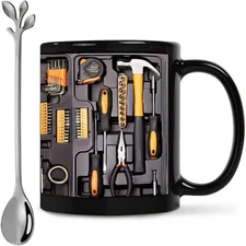 Ultimate Mechanic Toolbox Mug Funny Tool Box Coffee Gift for Dad Husband