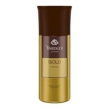 Yardley Fragrance Perfume Body Spray - GOLD - 150 ml - Deodorant Spray