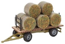 Remorque À Foin HO Scale Walthers SceneMaster 949-4192 Avec Charge -- Kit
