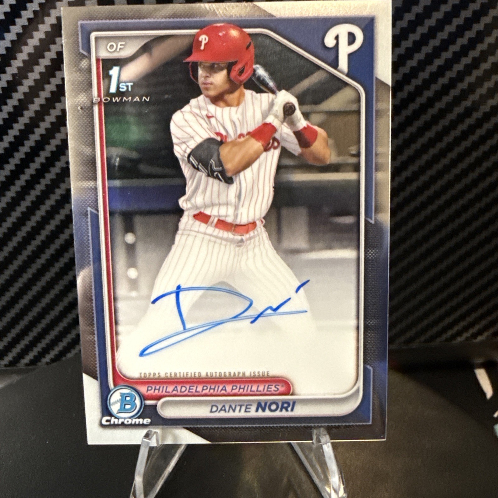 2024 Bowman Chrome Prospects Dante Nori CPA-DN 1st Bowman Autograph Phillies