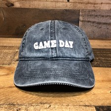 Game Day Hat Strapback Cap Kids YOUTH KIDS Gray White Football Baseball - READ