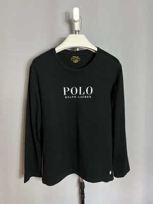 Polo Ralph Lauren Camiseta Manga Larga Negro Algodón Hombre Talla L - Imagen 1 de 4