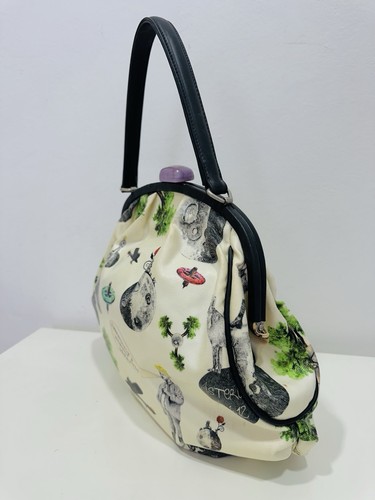 FURLA Tote Bag Handbag Rare Vintage Little Prince Talent Hub Limited... - Picture 4 of 24