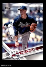 2017 Topps #420 Matt Wisler Braves 8 - NM/MT