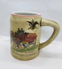 Budweiser Champion Clydesdales Mug~St. Louis MO-Great Condition!