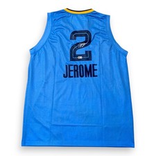 TY JEROME SIGNED MEMPHIS GRIZZLIES JERSEY BECKETT COA AUTOGRAPH