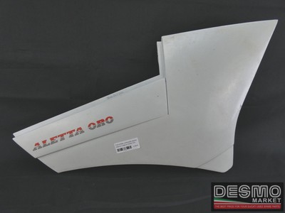White right side saddle fairing panel Cagiva Aletta Oro *N11408*
