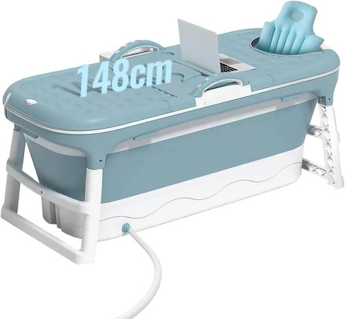 USOR 148cm Foldable Portable Bathtub Outdoor Family Soaking Tub for Adult Spa - Picture 1 of 8
