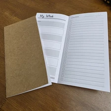 Lot  47 Weekly Planners Plain Brown Cover Classroom Teacher 30 Weeks & Checklist