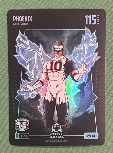 2025 Bo Jackson Battle Arena Update Phoenix `Bo Nix` Battle Foil ICE #BF-210