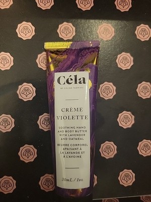 Cela Creme Violette Soothing Hand Body Butter Lavender Oatmeal, 1.0 oz