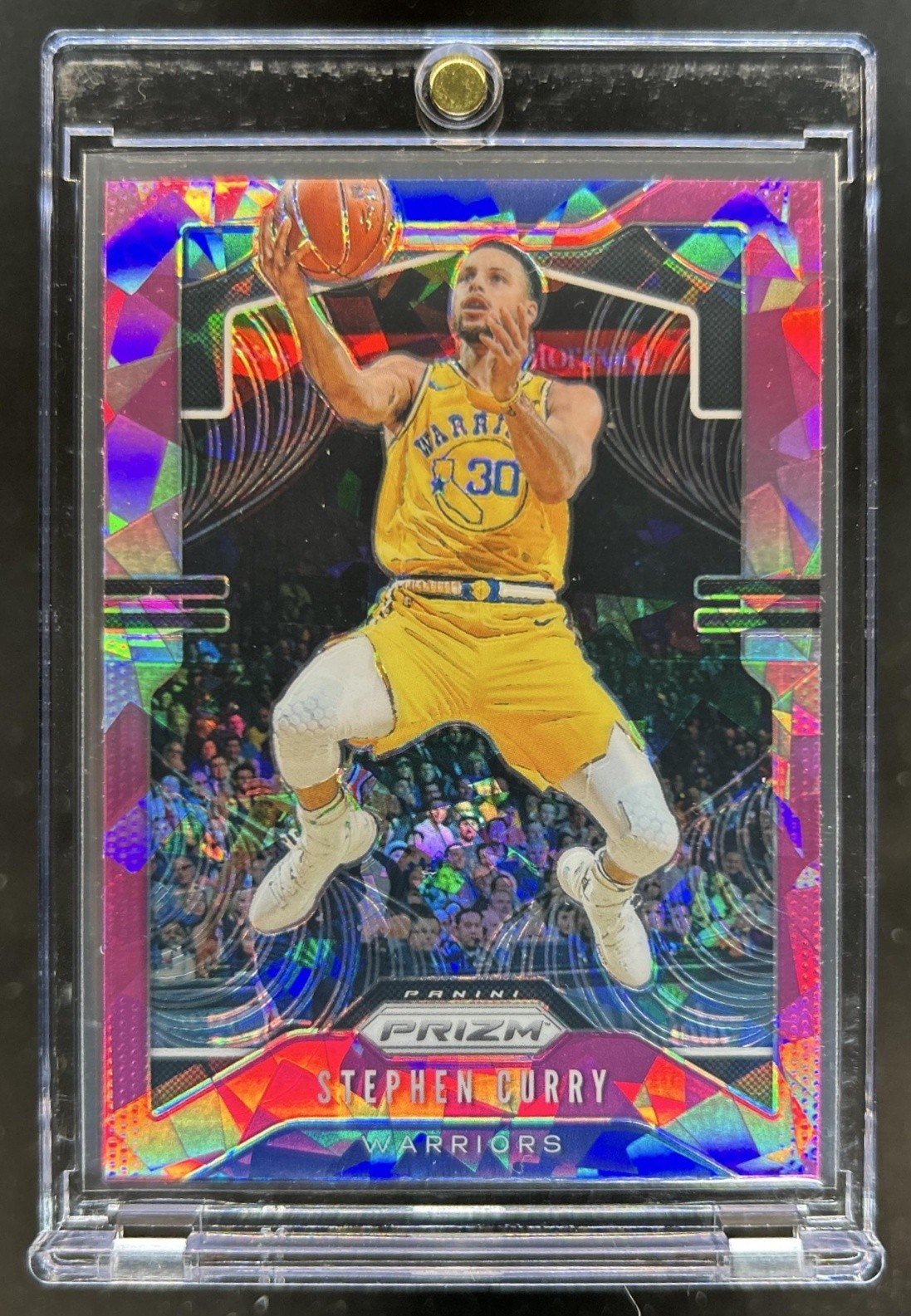 2019-20 Panini Prizm Stephen Curry Prizm Pink Ice #98 Warriors