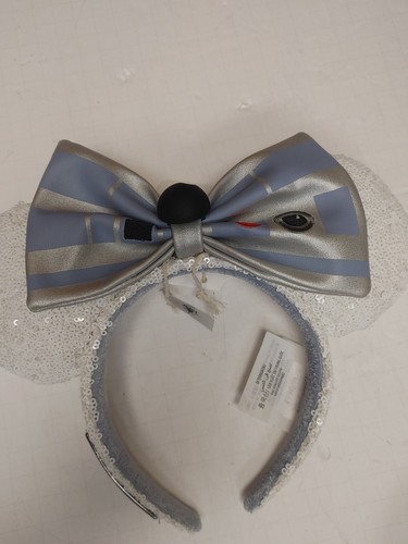 2024 Disney Parks Loungefly Star Wars R2-D2 Droid Sequin Beep Boop Ears Headband - Picture 3 of 6