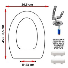 SEDILE COPRIWATER COMPATIBILE ESEDRA BULL BIANCO