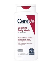 New CeraVe Soothing Body Wash for Very Dry Skin, Shower Oil Sensitive 10oz