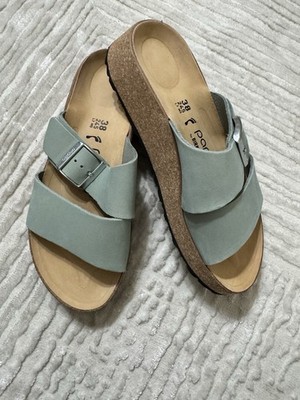 NWOB Papillo Birkenstock Almina Nubuck Leather Size 38/7