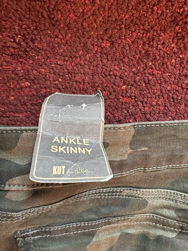 NWT KUT From The Kloth Women Camouflage Ankle Skinny Pants Sz 14 - Picture 8 of 13
