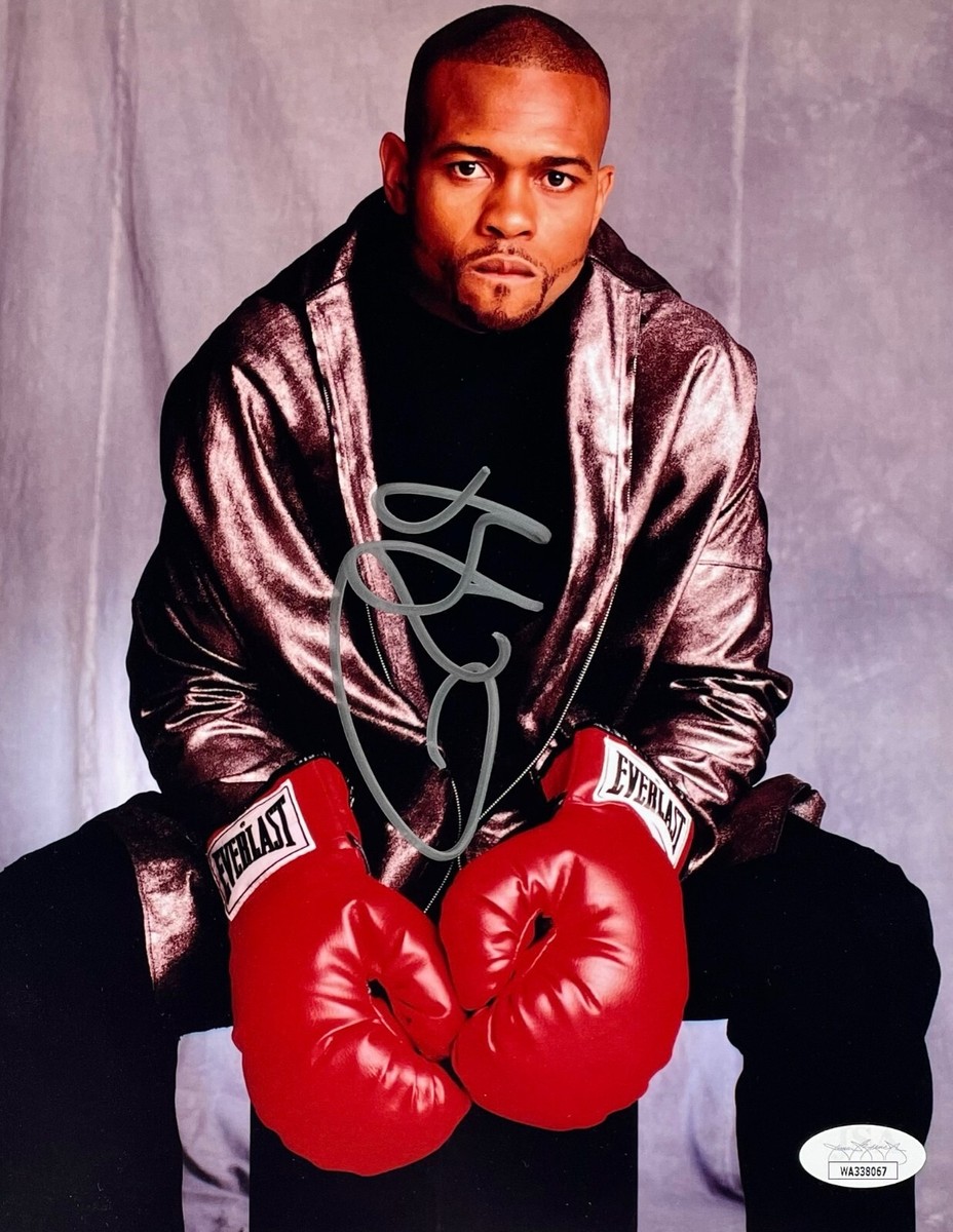 ROY JONES JR. Signed Autograph 8x10 PHOTO BOXING JSA WITNESS