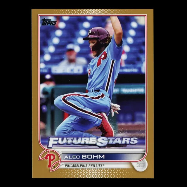 Alec Bohm 2022 Topps Gold Future Stars Phillies 0998/2022 | eBay