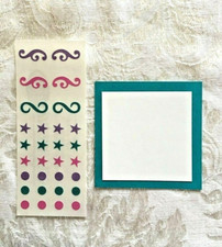 CREATIVE MEMORIES KIT: TEAL JOURNALING BOX STICKER SHEET SET 
