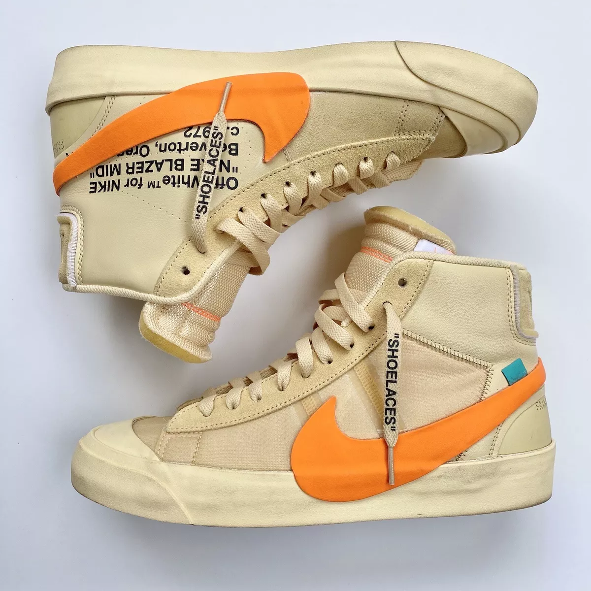 Blazer mid x off white clearance orange