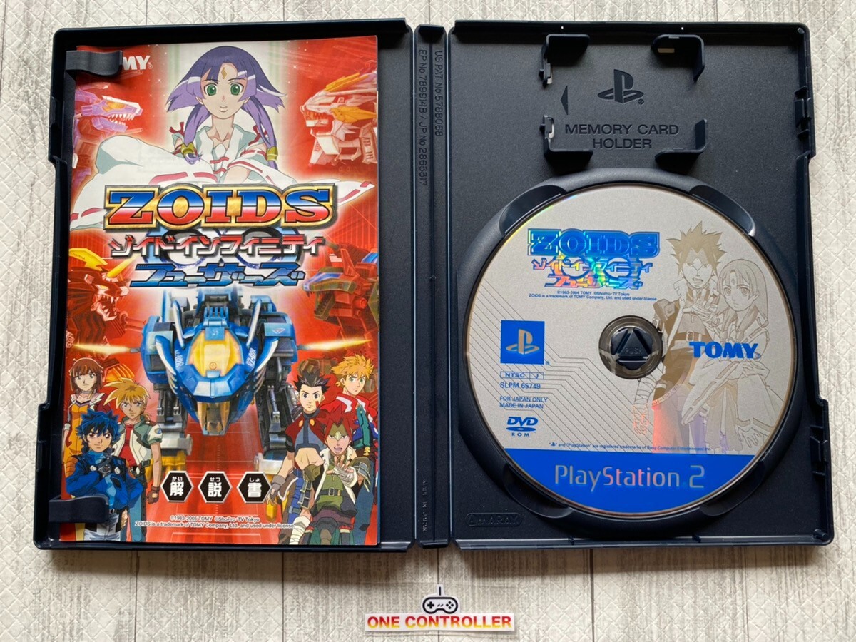 SONY PlayStation 2 PS2 Zoids Struggle & Infinity Fuser set SONY PlayStation 2 PS2 Zoids Struggle & Infinity Fuser set
