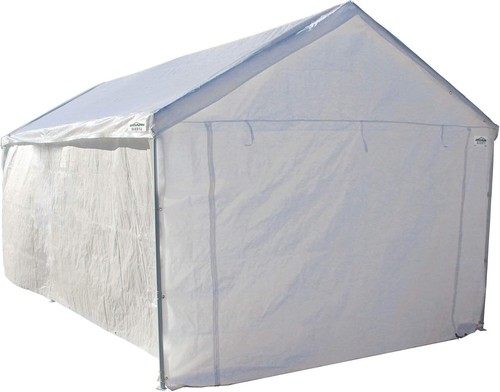 Waterproof Canopy Tent Sidewalls for 10x20 Carport with Straps - White Panels - Picture 11 of 11