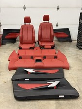 Oem Bmw F22 228 235 Coupe Red Interior Set Seats Door Panels Heated 50k Miles