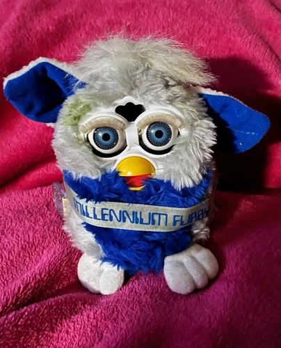 Vintage Millennium Furby 1999 Original Tag