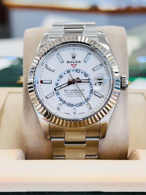 Rolex Sky-Dweller 326934 White Dial Steel Oyster Bracelet Watch