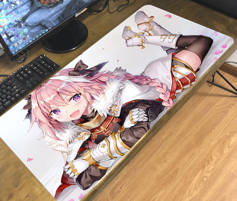 Fate/Grand Order Astolfo Anime Girl Mouse Pad Mat Huge Keyboard Mat