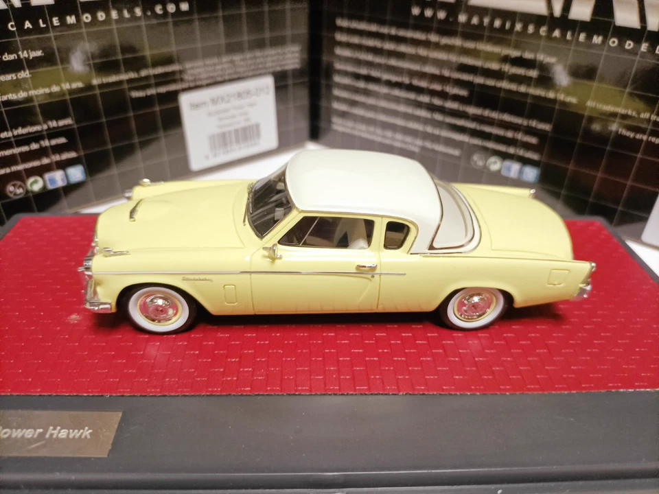 Matrix 1/43 Studebaker Power 1956 Yellow - Image 2 of 4