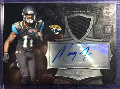2014 Bowman Sterling MARQUISE LEE Rookie Patch Autograph Jaguars - 第 1/1 張圖片
