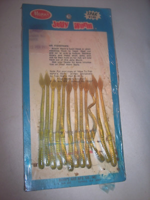 Manns 4'' Jelly Worm 12 PK Worms Baby Snake Worm Multi Color Worm Discontinued